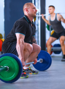 preparing for clean and jerk